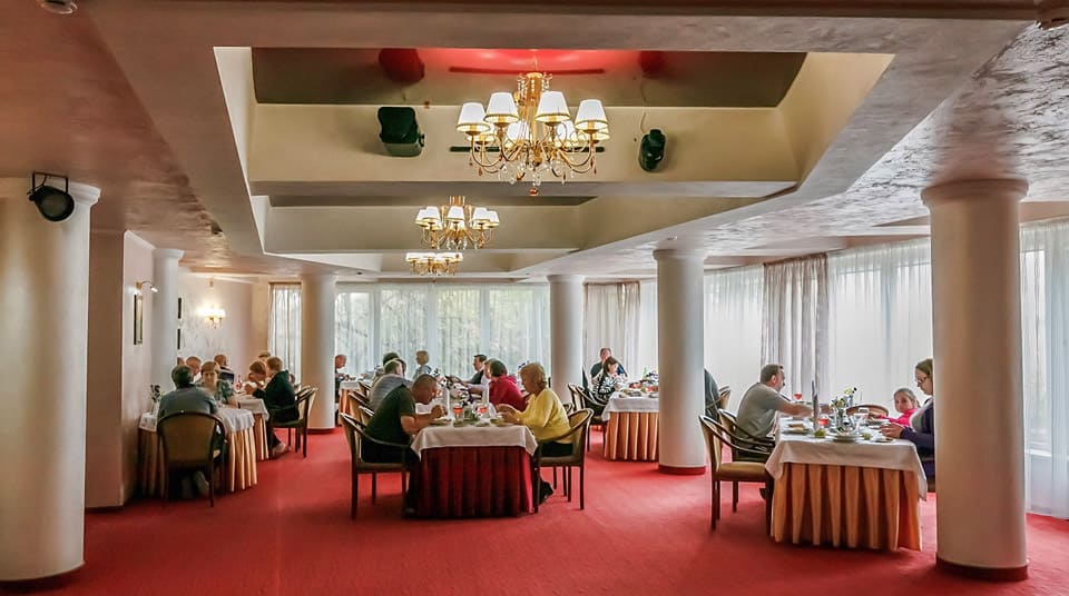 Ресторан в санатории Джинал Кисловодск