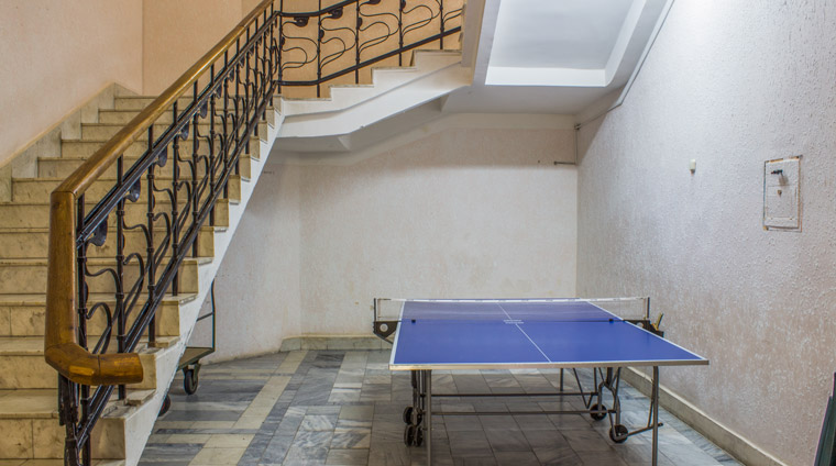 Настольный теннис в корпусе №1 санатория Нарзан Кисловодск