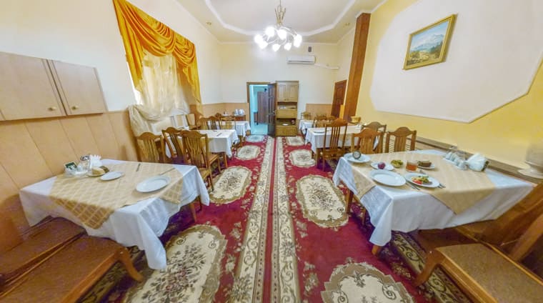 VIP зал в столовой корпуса №1 санатория Нарзан Кисловодск