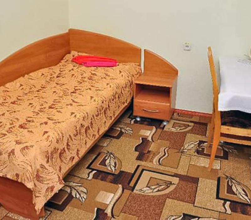 Спальное место в 1 местном 1 комнатном 2 категории Стандарте, Корпус №1 «Центральный» в санатории Нарзан. Кисловодск