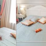 Оснащение спальни 2 местного 2 комнатного Прованского Люкса санатория Целебный Нарзан в Кисловодске